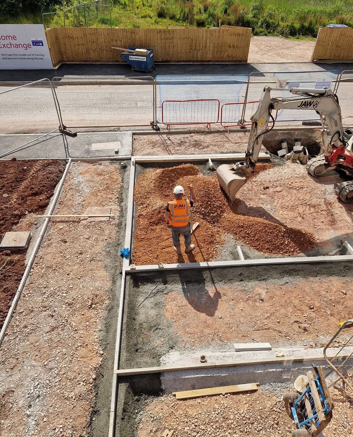 complete groundworks project in exeter devon