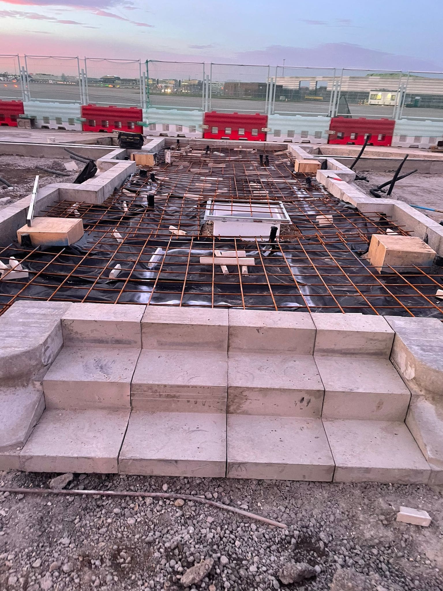 new steps at heathrow airport