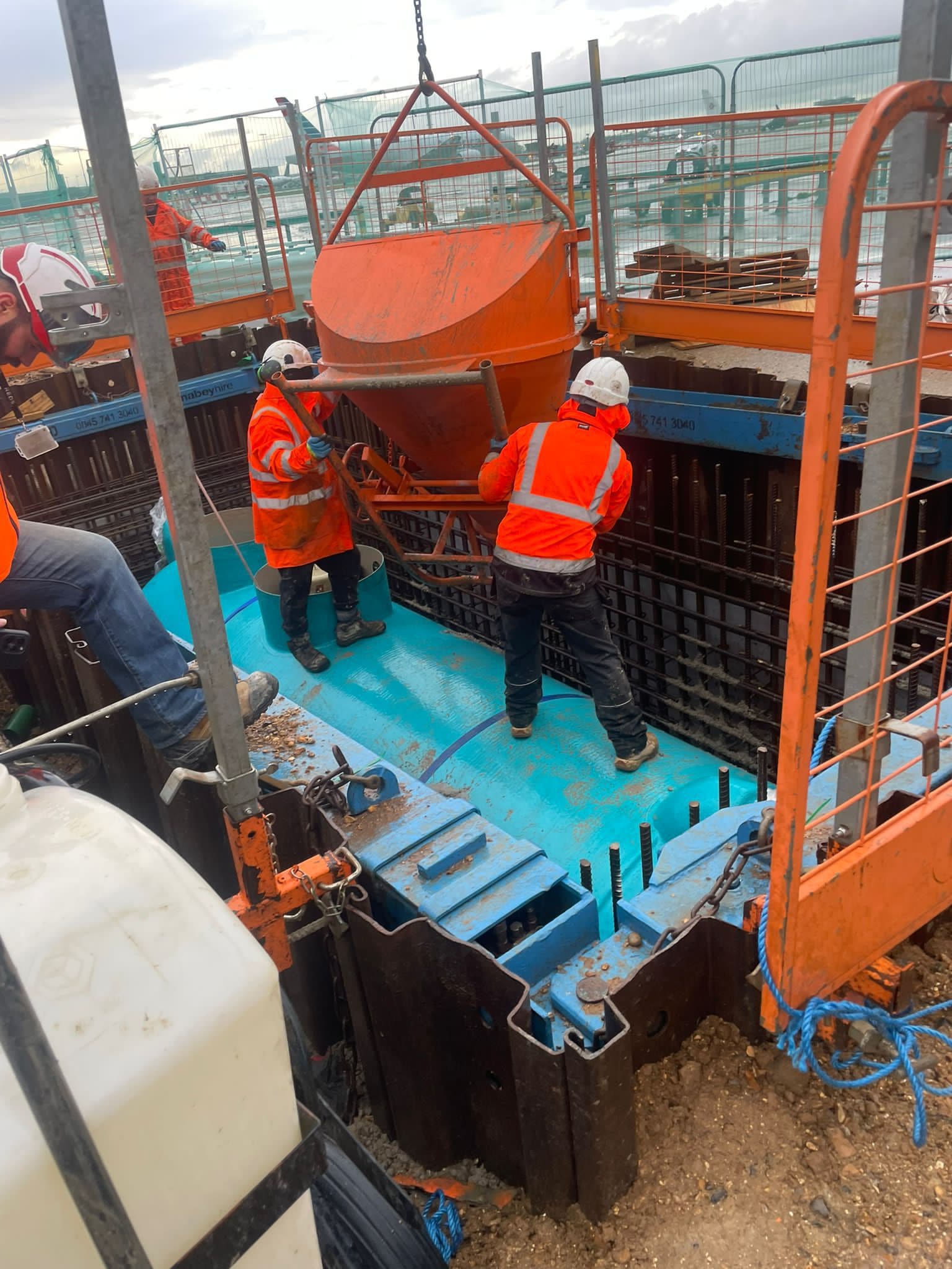 groundworks project at heathrow airport