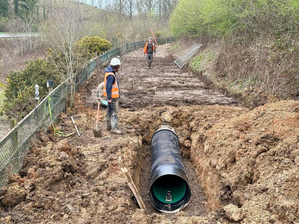 drainage system in devon