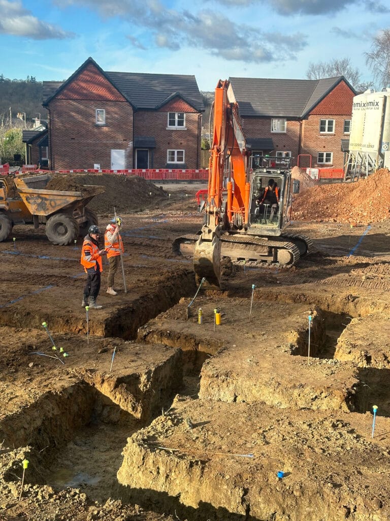 foundations for bovey tracey groundworks project