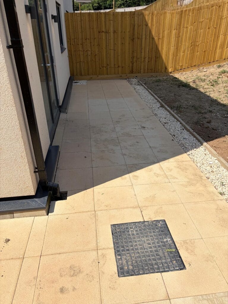 patio bampton devon groundworks
